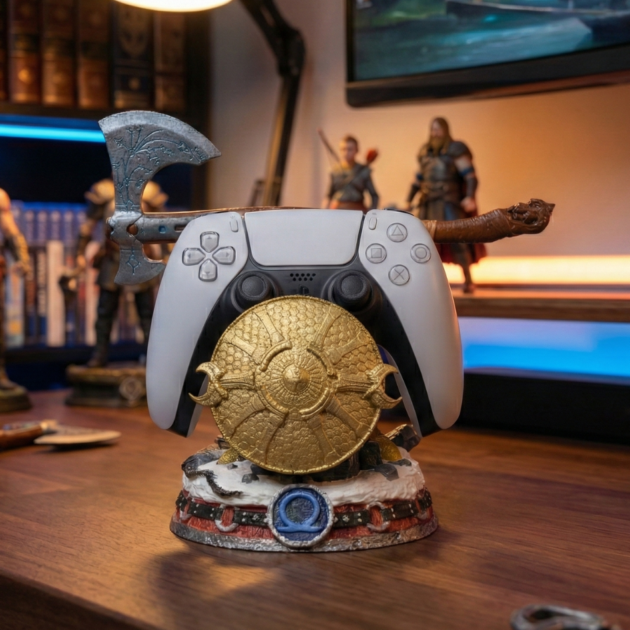 God Of War Guardian Shield Controller Holder