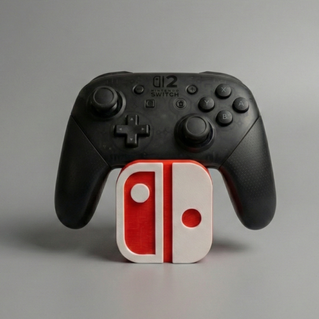 Nintendo Switch logo-themed controller holder
