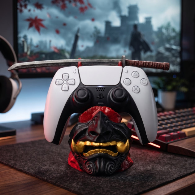Ghost of Tsushima inspired Controller Holder