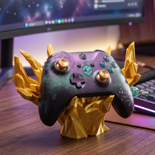 Geometric Crystal Controller Holder