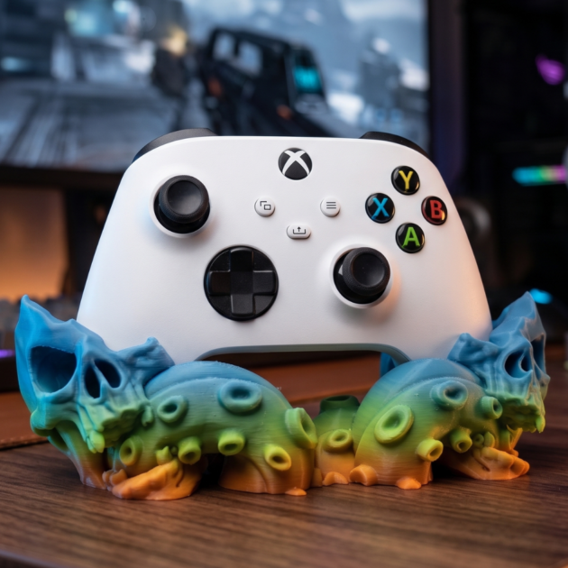Rainbow Octopus Controller Stand
