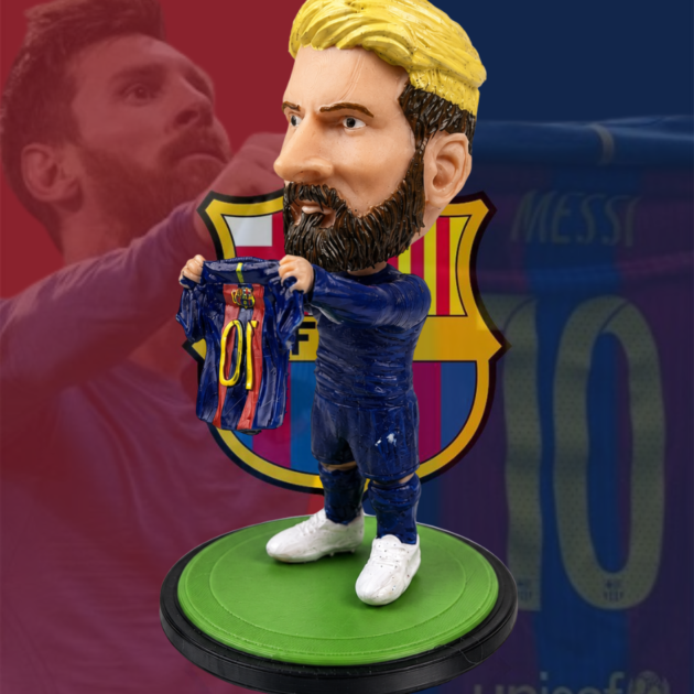 Messi Jersey Celebration Pop Figure