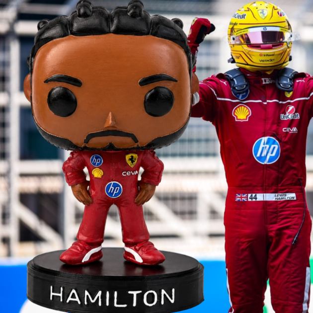 Lewis Hamilton Ferrari Era Pop Figure
