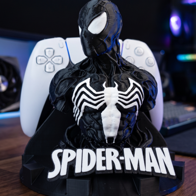 Black Suit Spider-Man Controller Holder